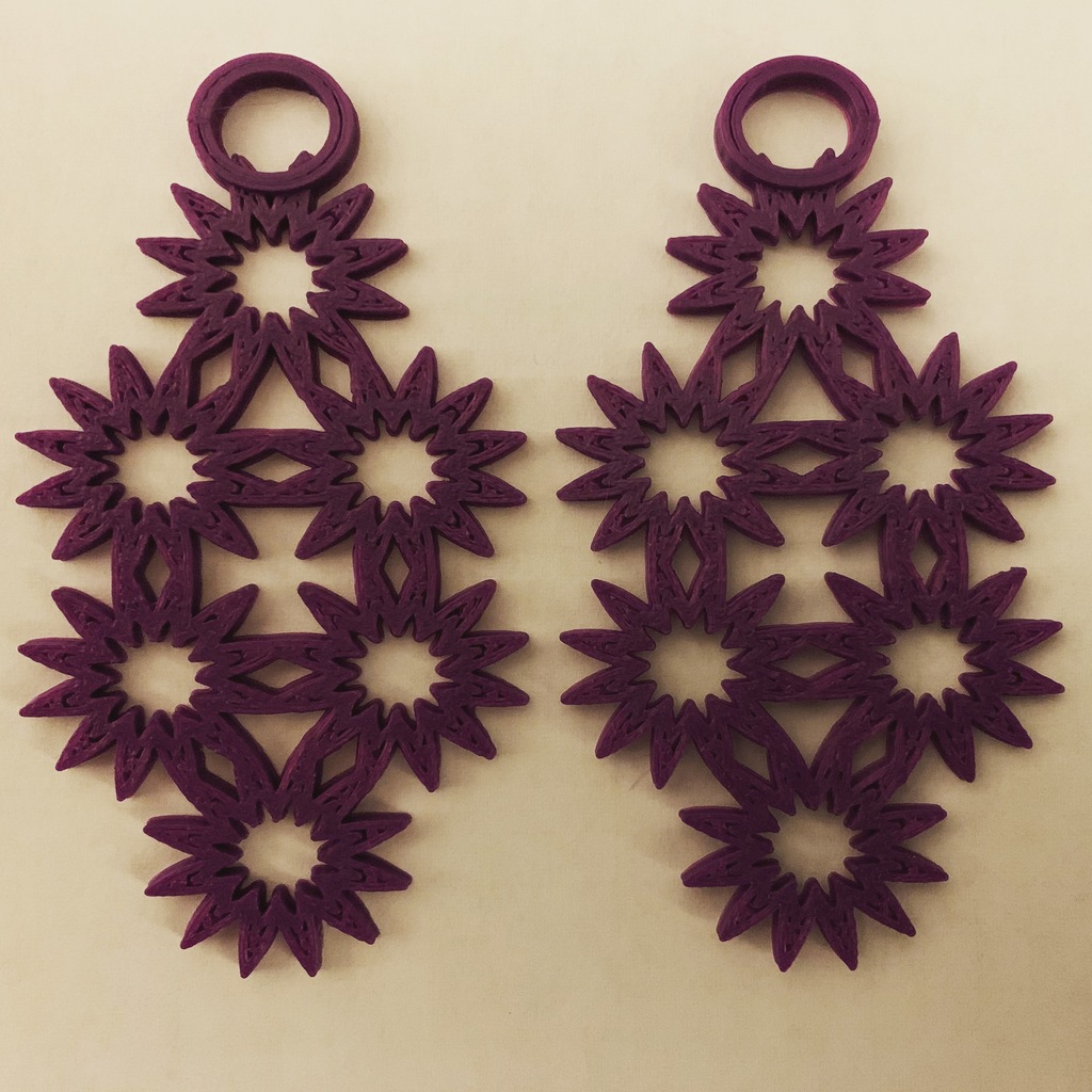 Sun Flower Earrings