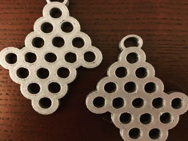 Cylinder Hole Earrings