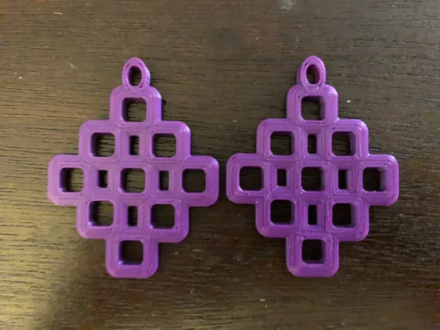 Rounded Cube Earrings