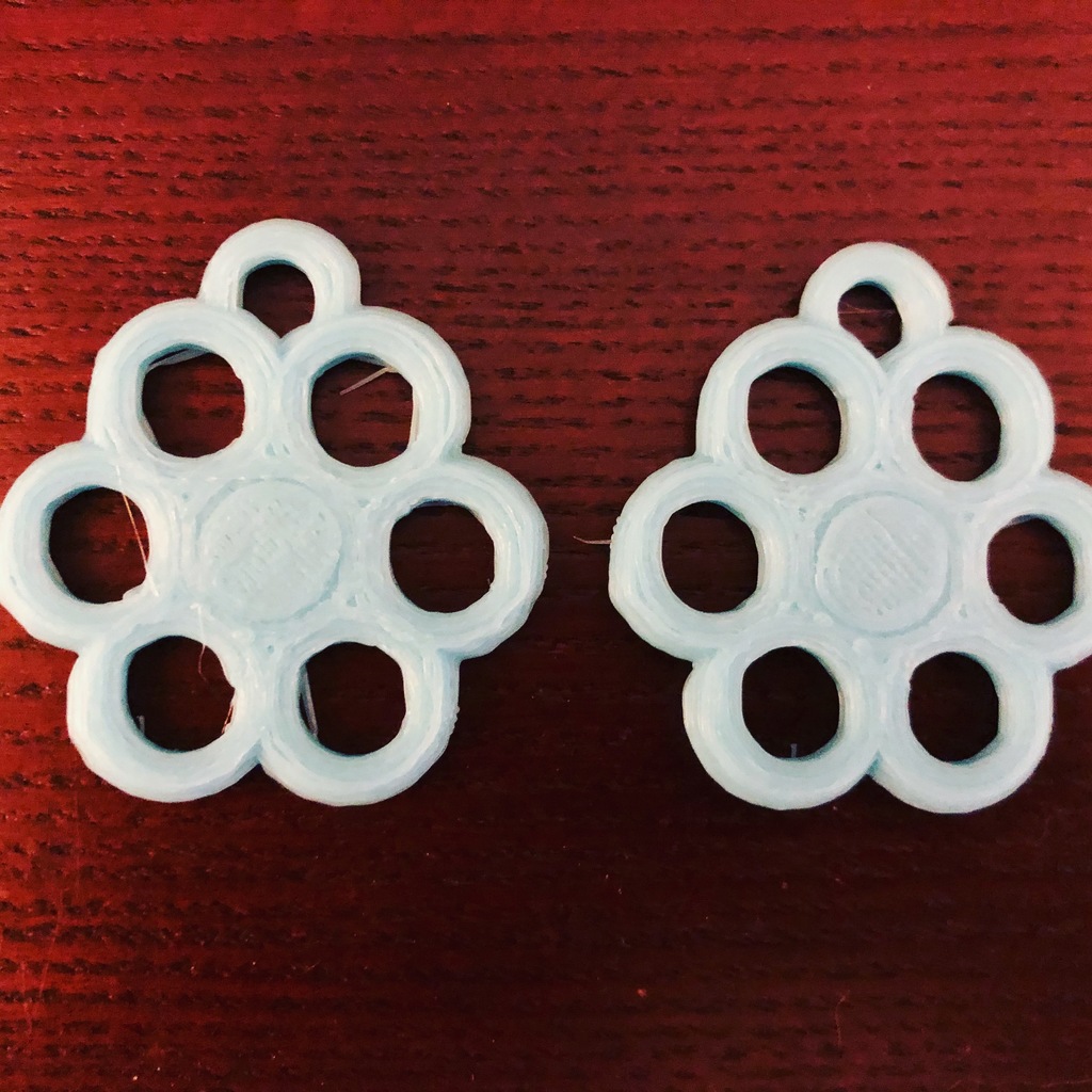 Torus Flower Earrings