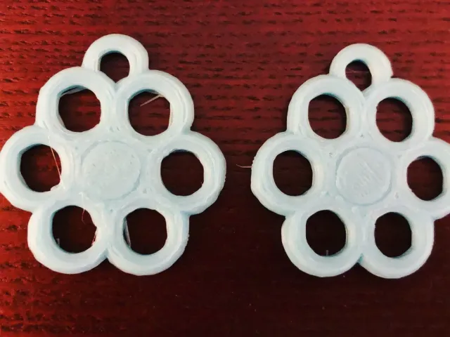 Torus Flower Earrings