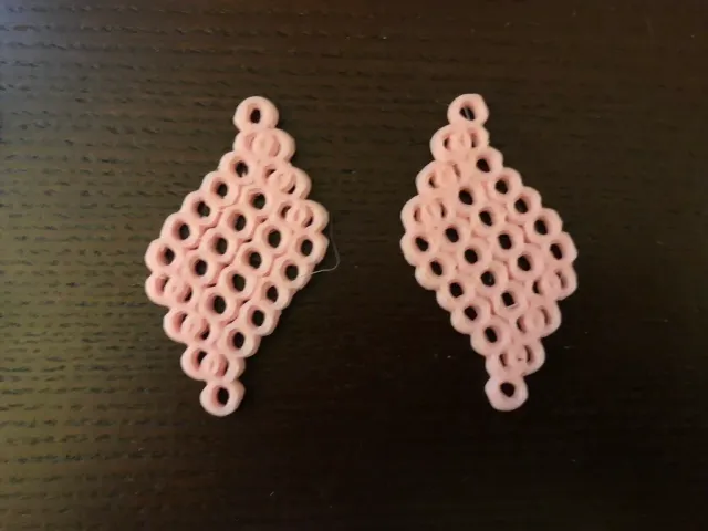 Torus Ring Swirl Earrings