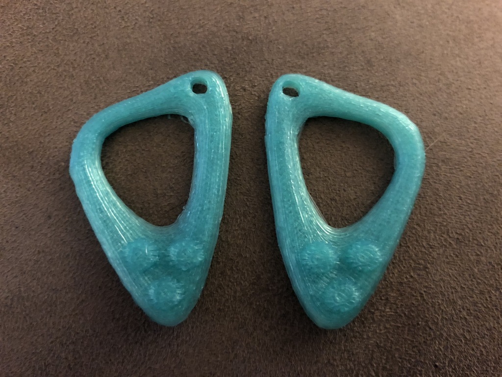 Flower Torus Earrings