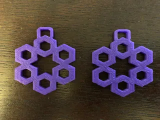 Polygon Flower Earrings