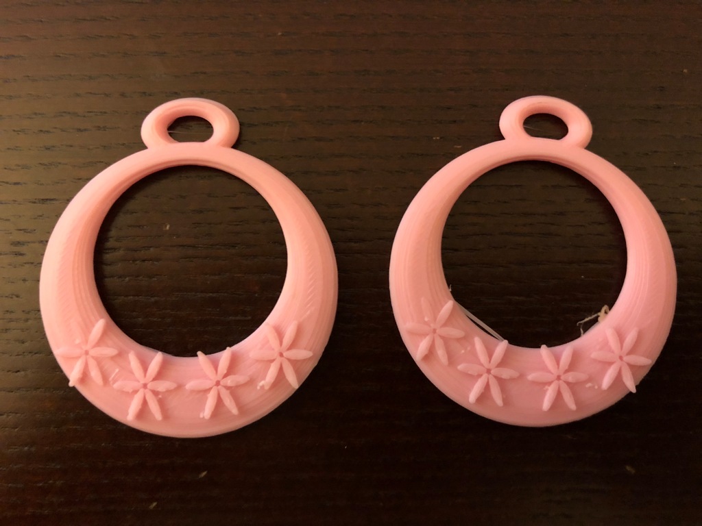 Ring Flower Earrings 