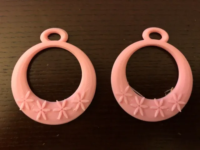 Ring Flower Earrings