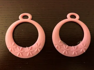 Ring Flower Earrings 