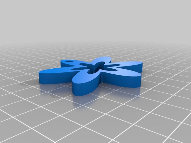 Miniatura 2 do modelo 3D Flower Earrings