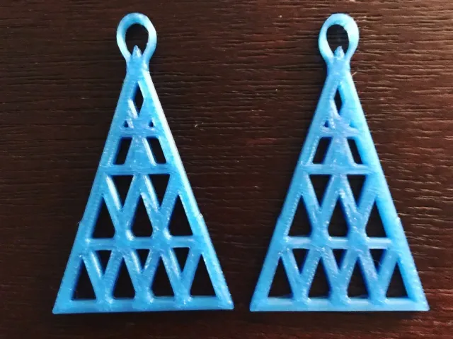 Triangle Hole Earrings