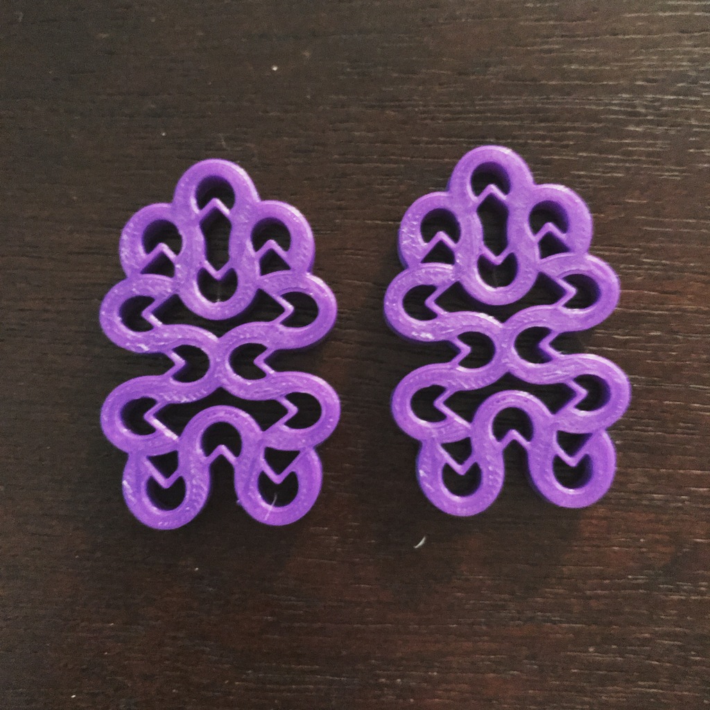 Quarter Hole Earrings