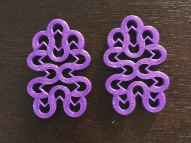 Quarter Hole Earrings