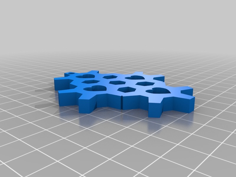 Connected Gears Earrings by jchun | Download free STL model ...