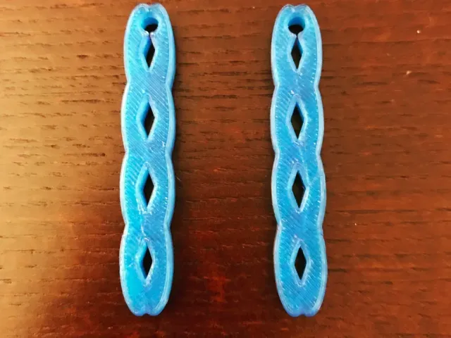 Quarter Cylinder Earrings