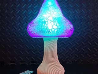 Large Iridescent Mushroom Light