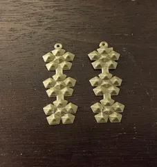 Diamond Flower Earrings