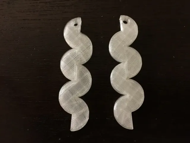 Half Circle Snake Earrings