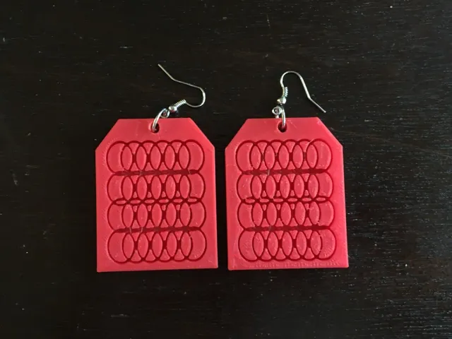 Square Ring Earrings