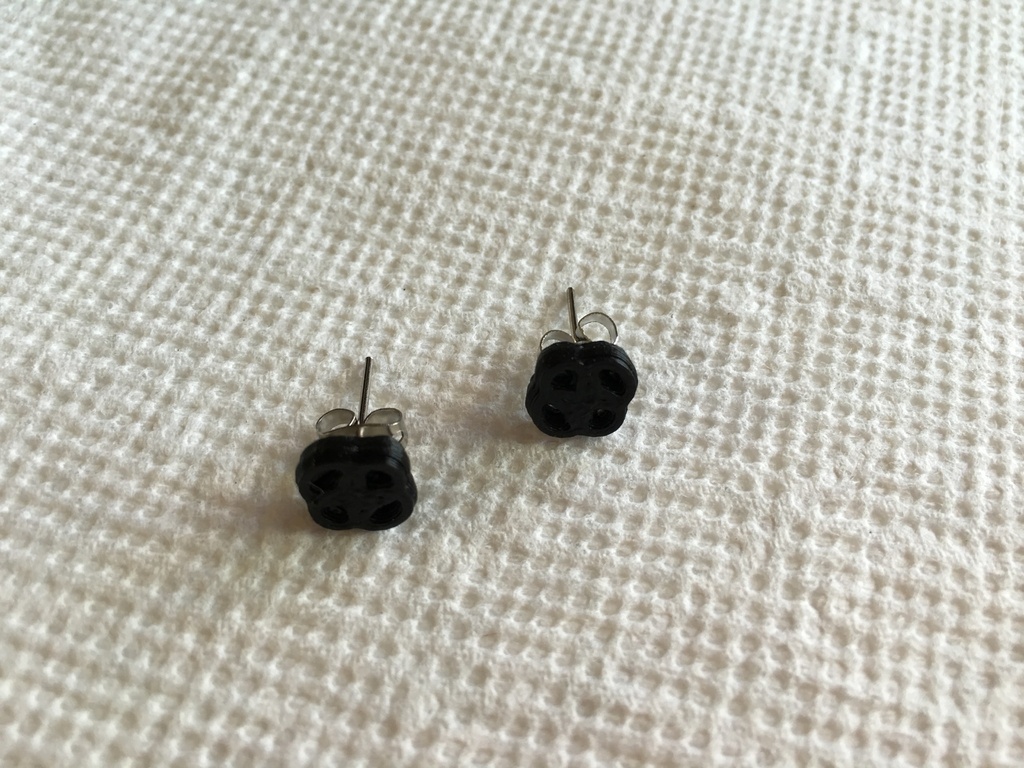 Ring Post Earrings