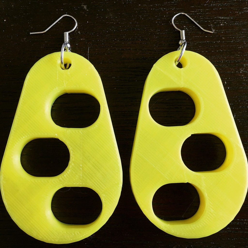 Three Hole Earrings
