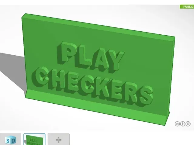 Checkers Sign