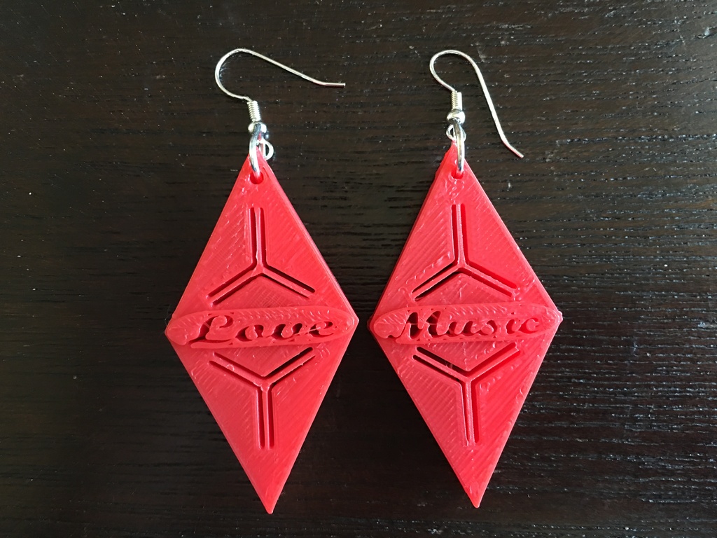 Love Music Earrings