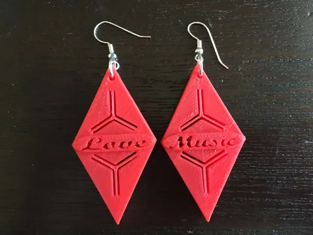 Love Music Earrings