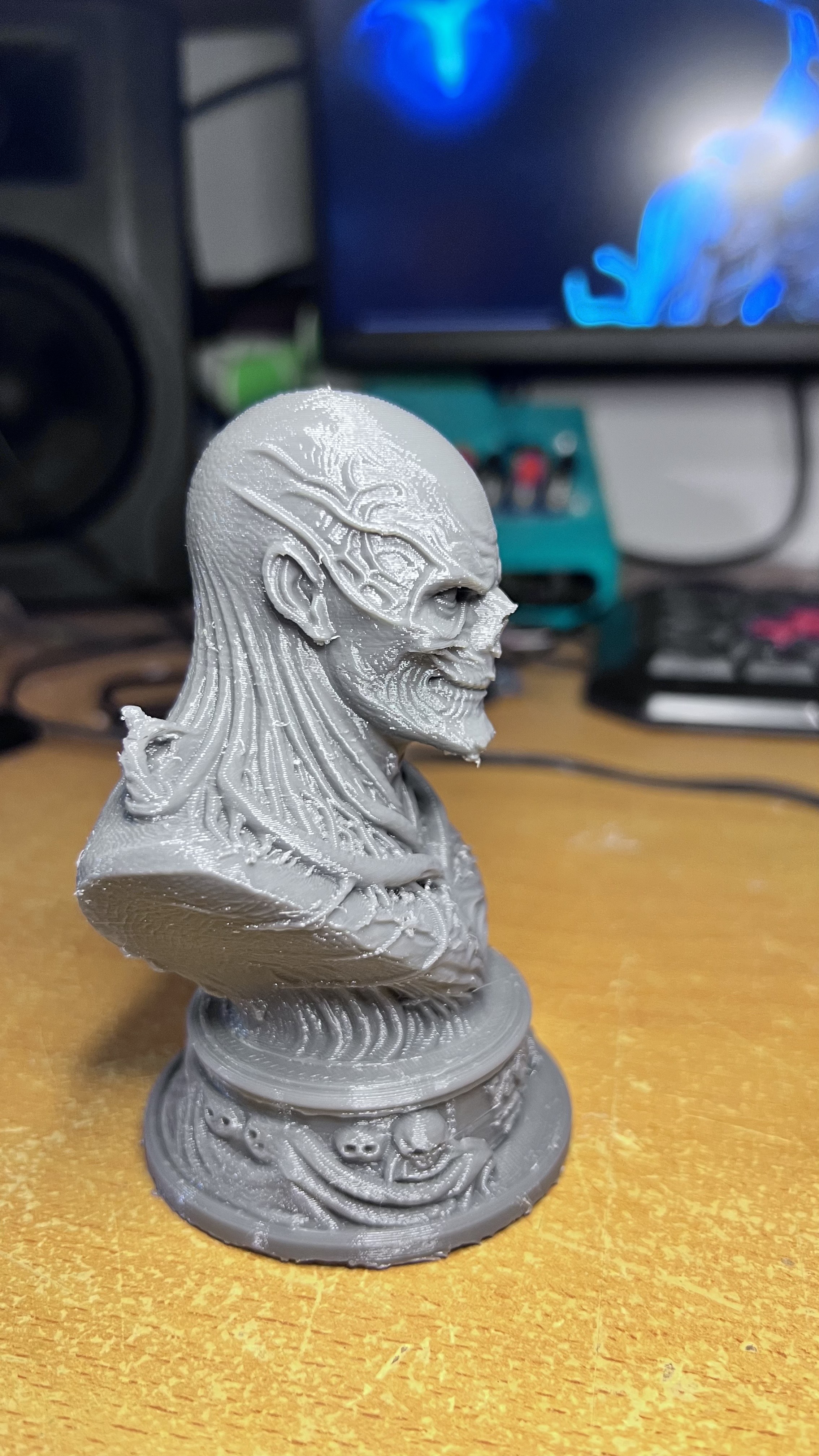 Miniatura 3 do modelo 3D Vecna Bust_ Stranger Things