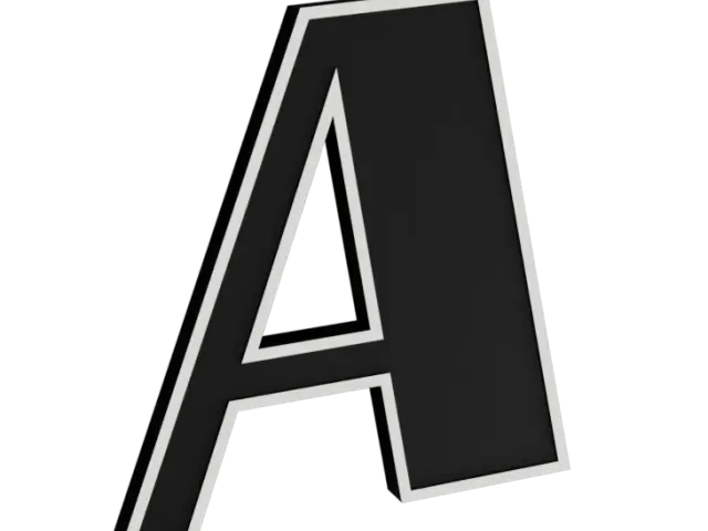 V2 House Letter A - 180mm