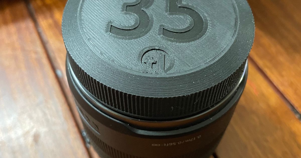 Canon RF rear lens caps (VERSION 2 custom IDs in the works) by