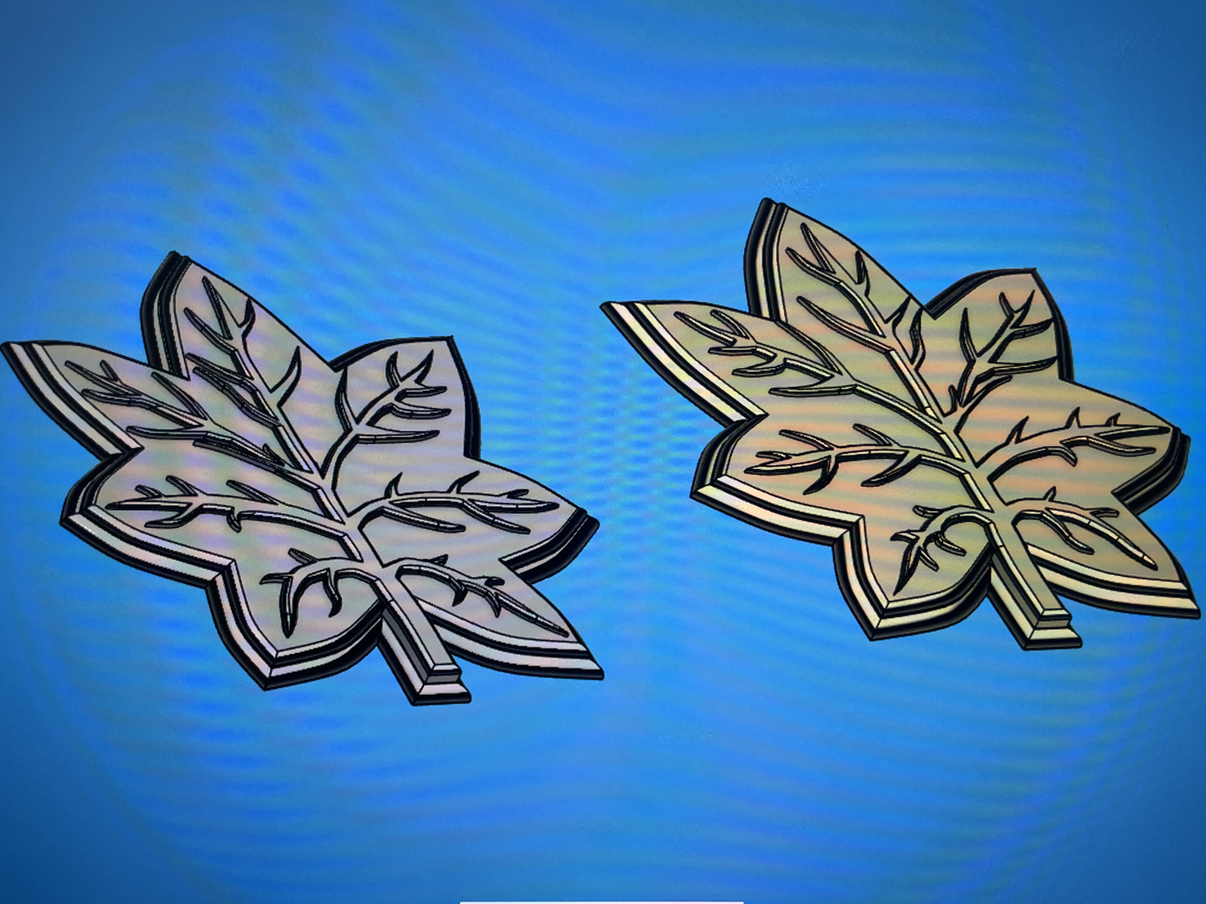 Officer Insignia - O-4/O-5 (Oak Leaf)