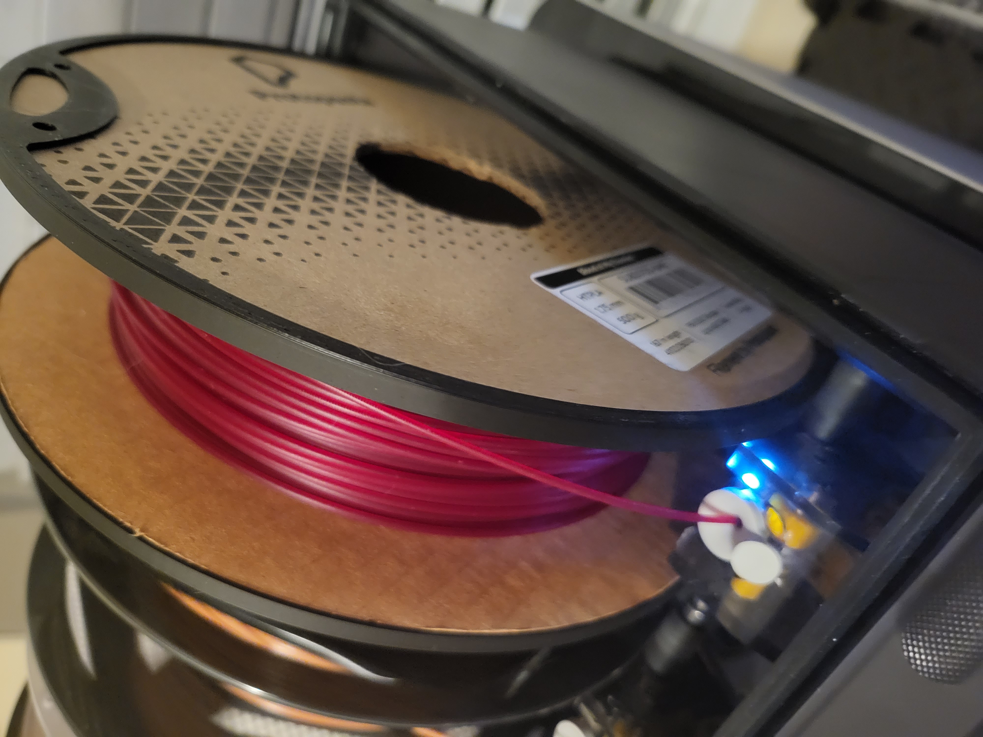 Bambu Lab AMS Proto Pasta Spool Guards 3D model thumbnail