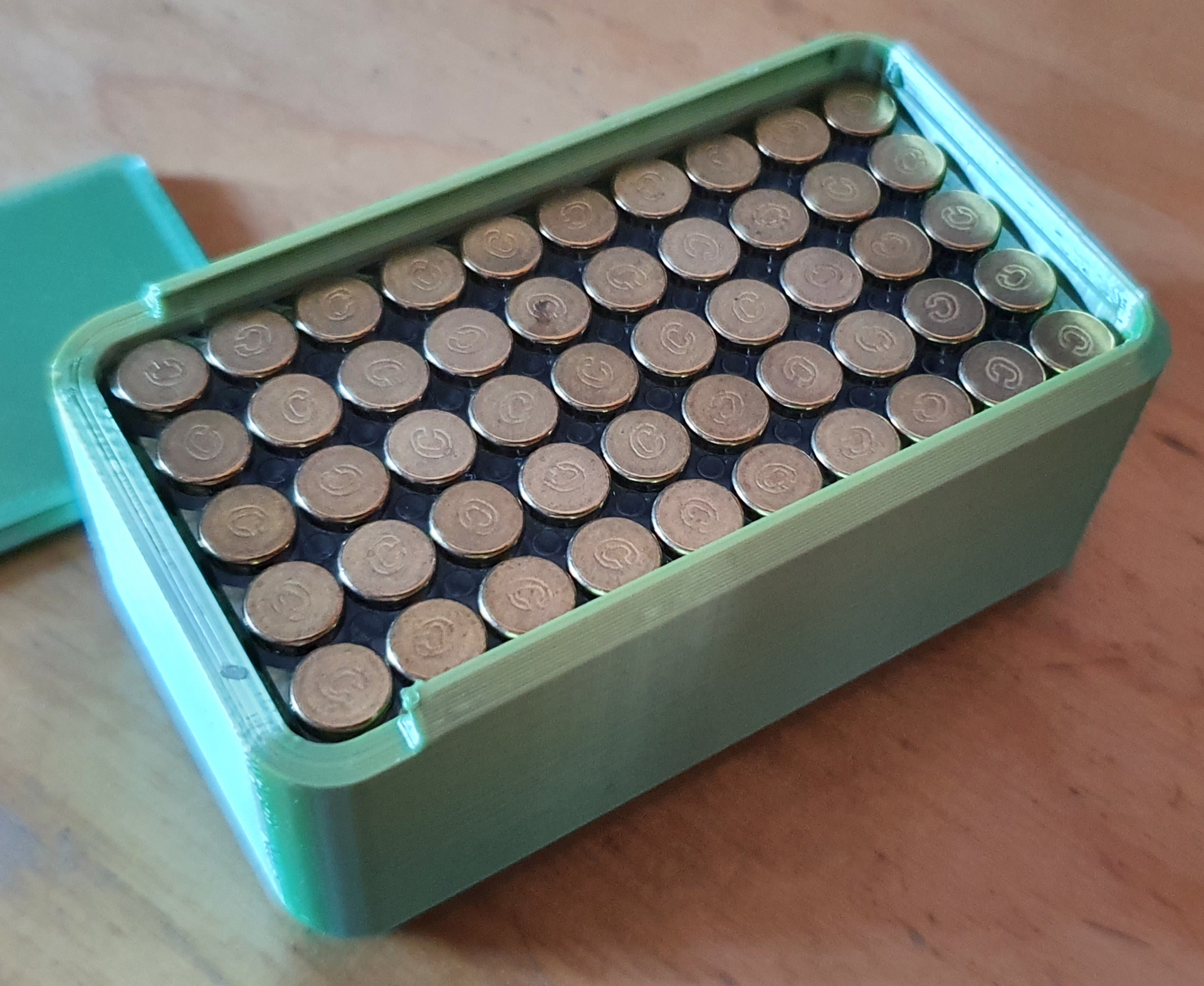 22lr ammo box with sliding lid