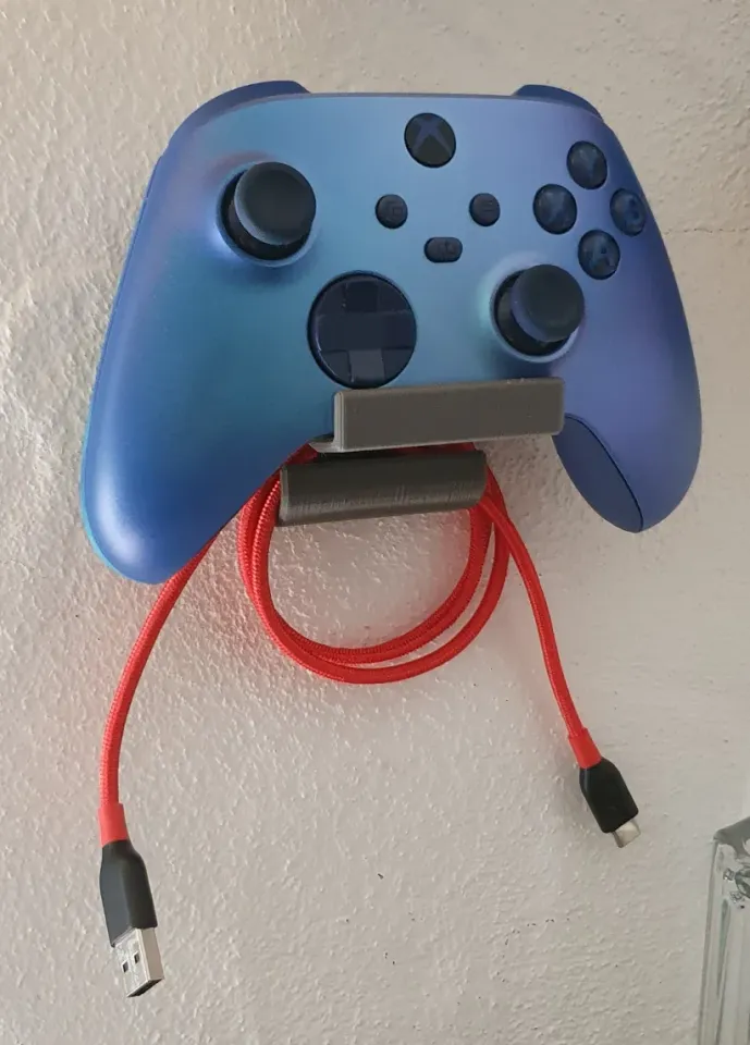 XBOX One X controller wall mount by Chewbugga, Download free STL model