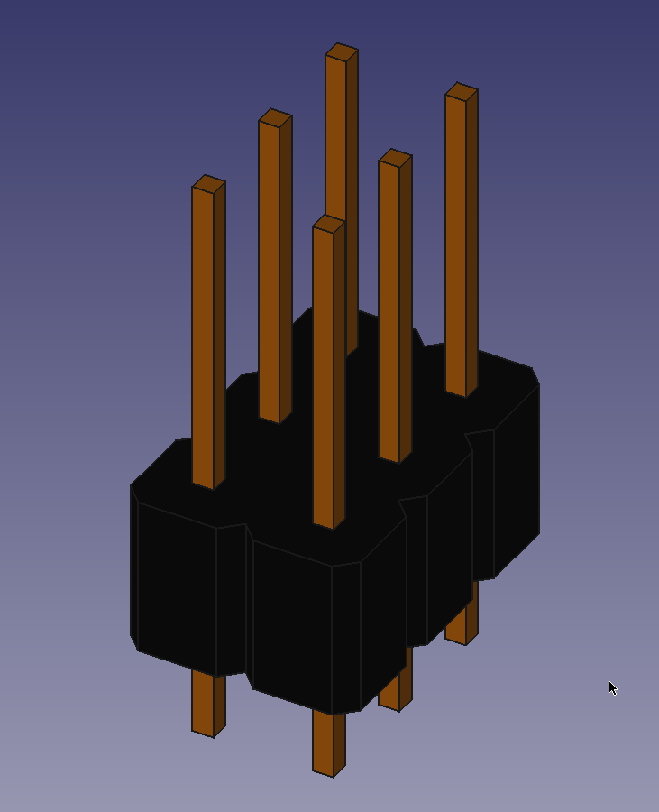 6 pin stifftleiste