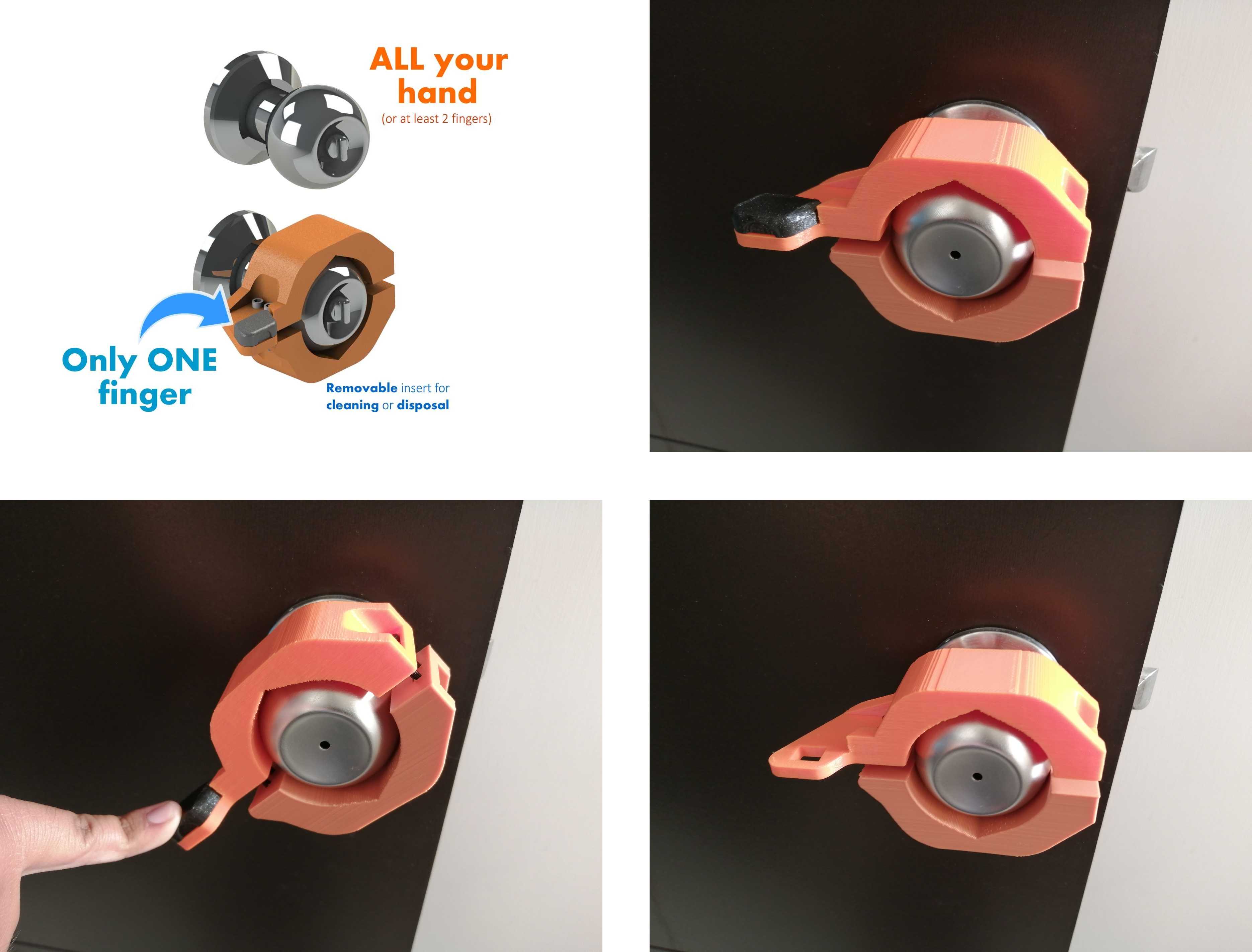 Single finger handle