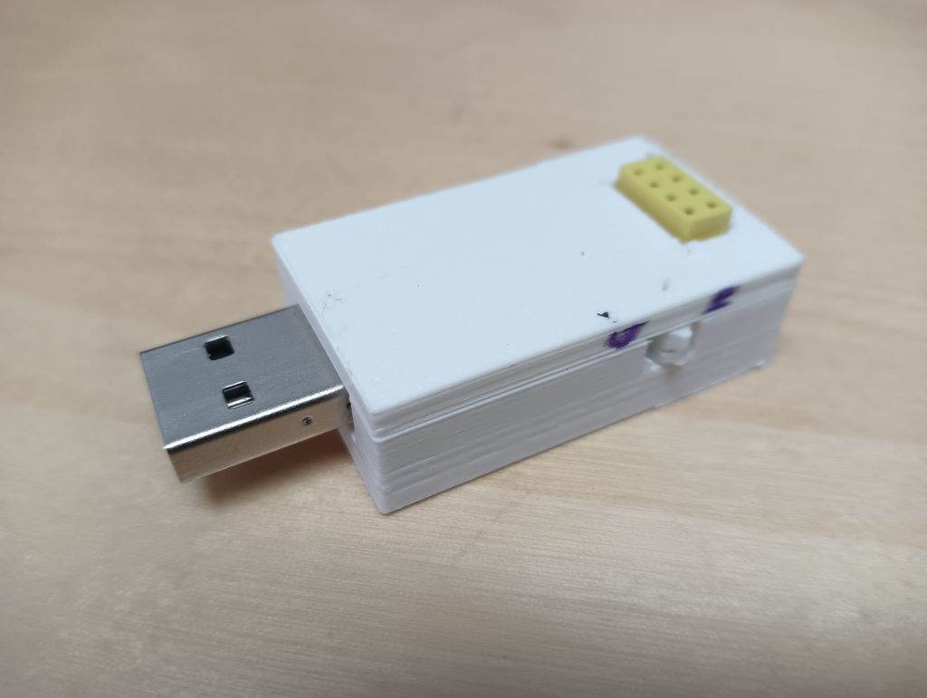 CH340 USB ESP01 programmer with switch