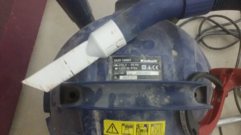 My Customized vacuum cleaner nozzle for Einhell Duo 1250/1