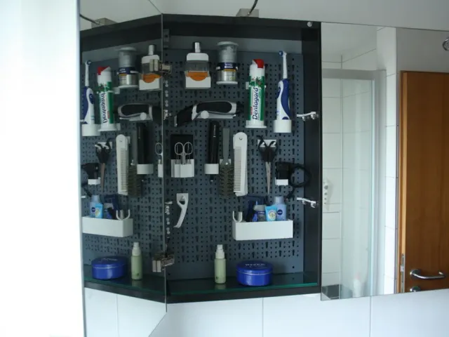 Bathroom Holder for Pegboard