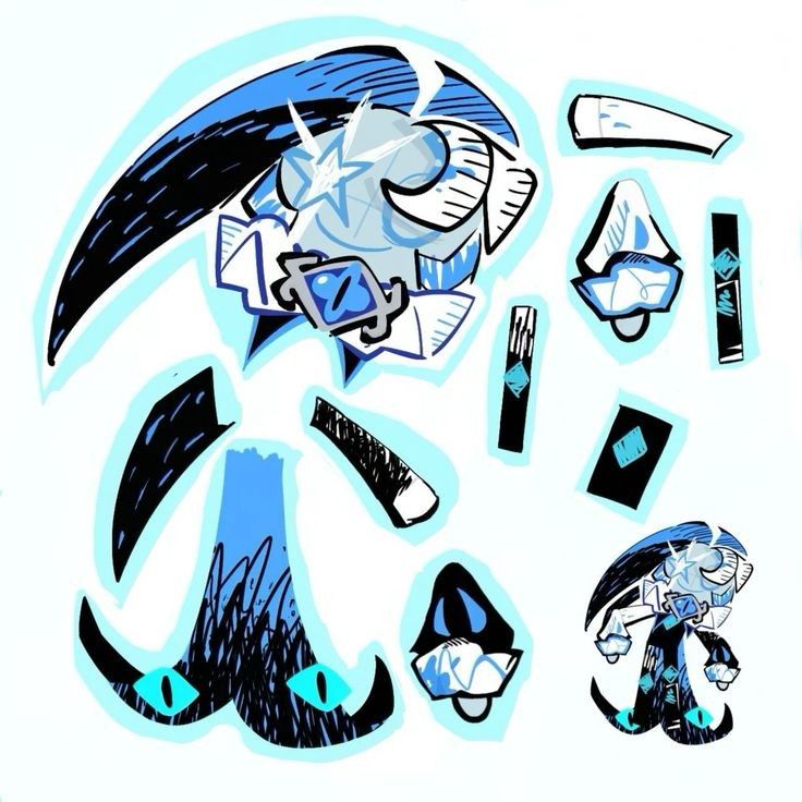 Shadow Milk Cookie Puppet Holding Animation