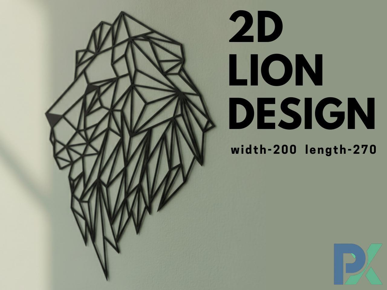 2D  lion Design