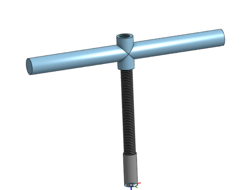 SCREW WITH HANDLE