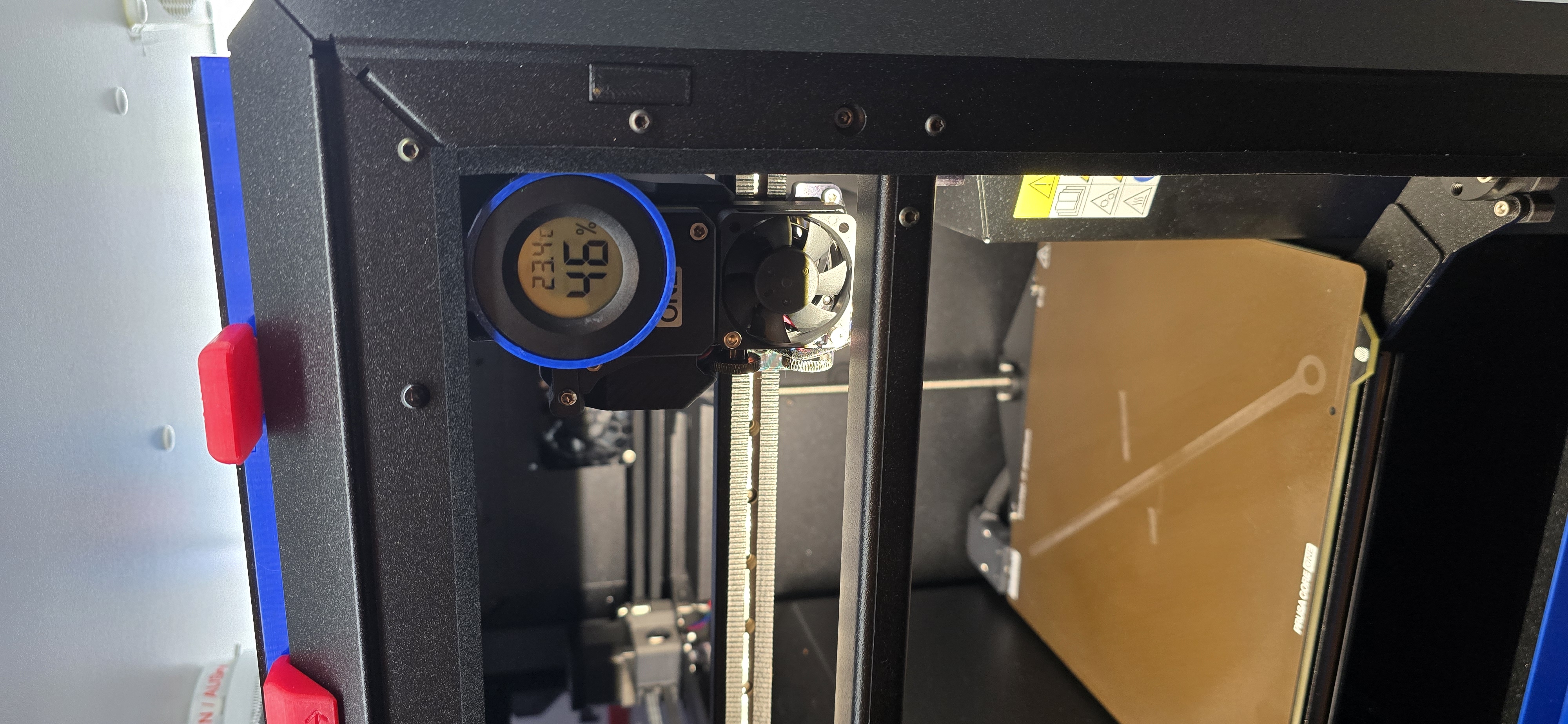 Prusa Core One Thermometer / Hygrometer Magnet Holder