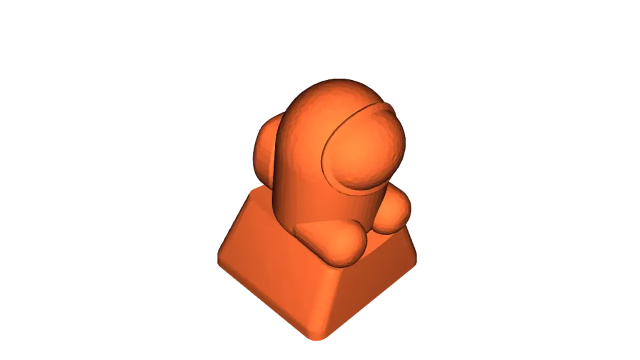 among us keycap by Gianluca Curado | Download free STL model ...