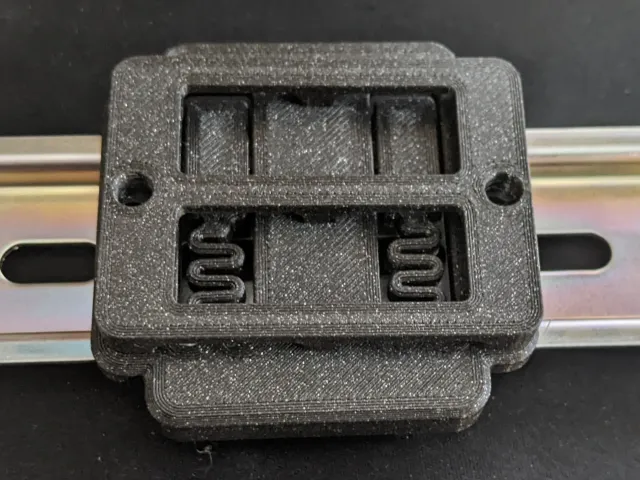 Horizontal SSR DIN Rail Mount