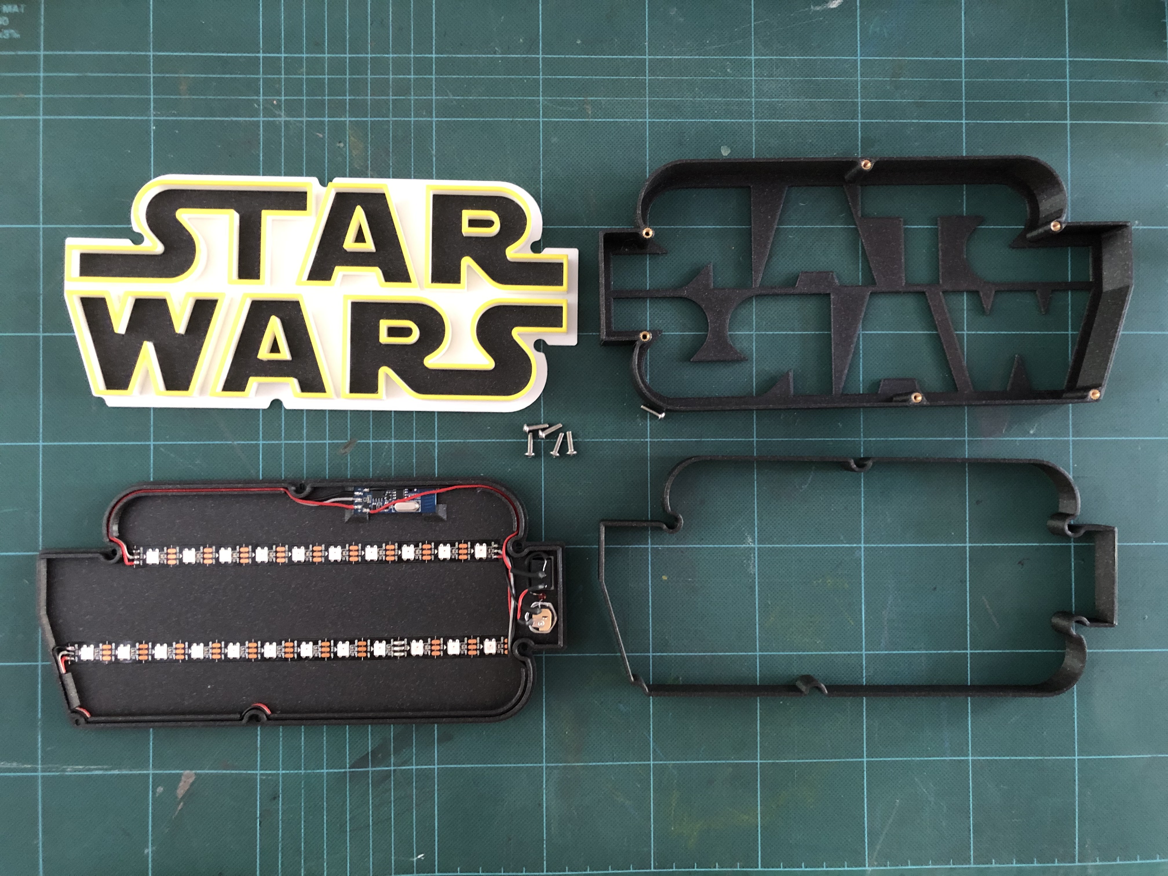 Miniatura 2 do modelo 3D STAR WARS Light Sign
