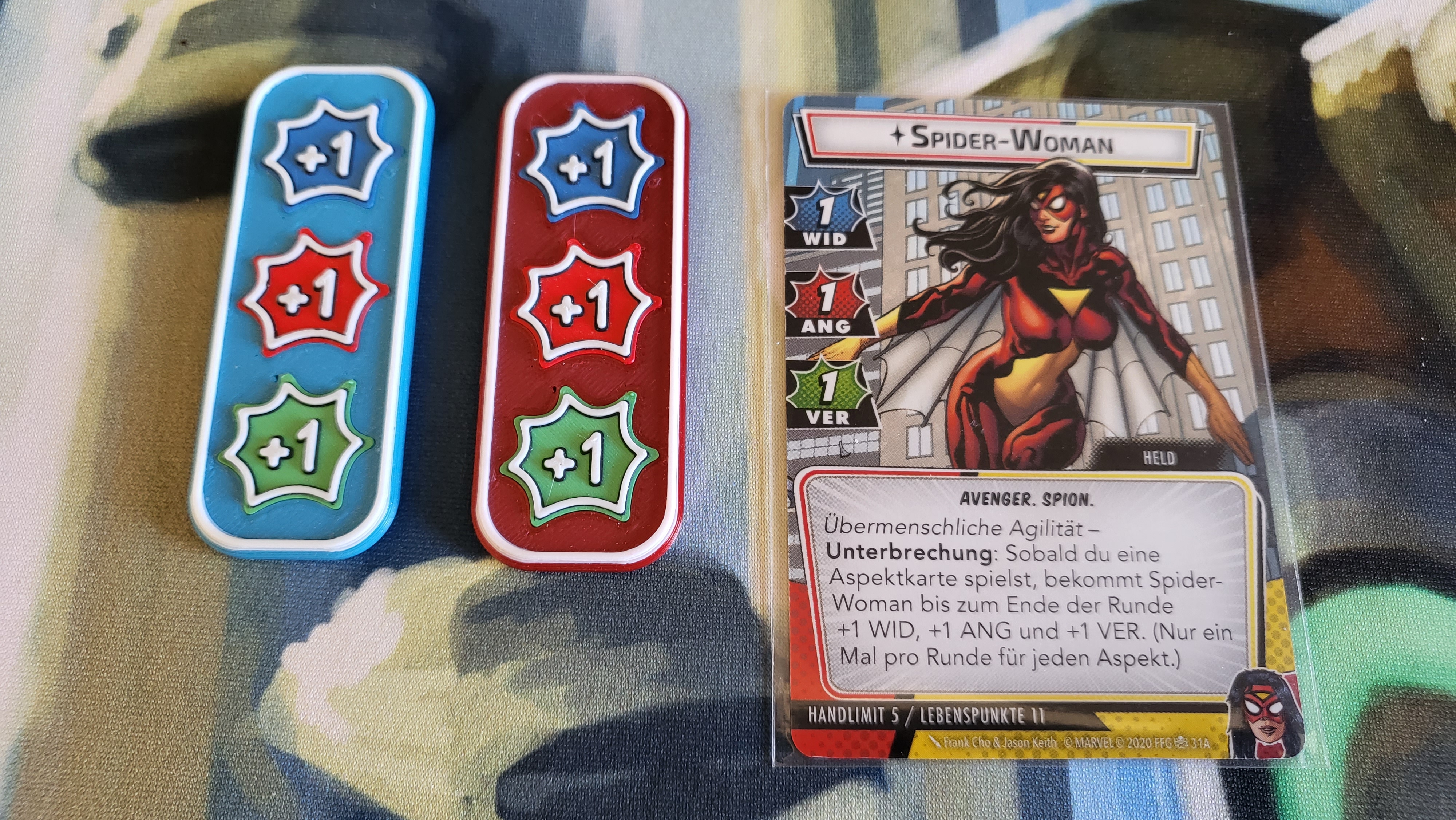 Marvel Champions - 3x Basic Stat Token Holder