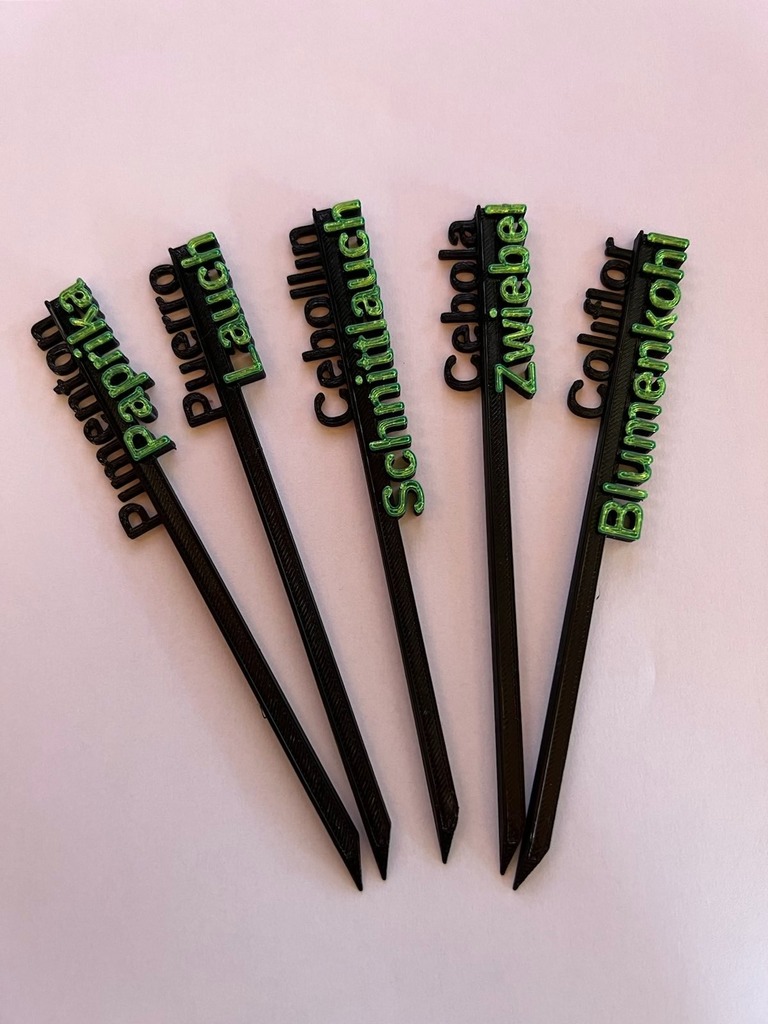 Plant Label customizable