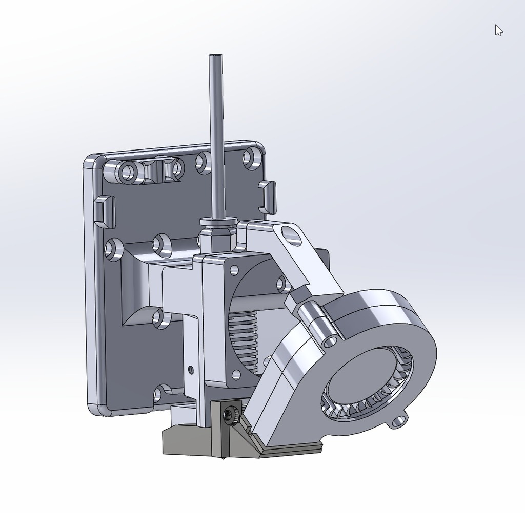 Anet A8 E3D V6 Bowden Extruder with Original Prusa Angeld Part Cooler ...