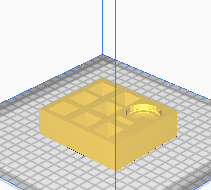 small storage box with spot for airtag with lid