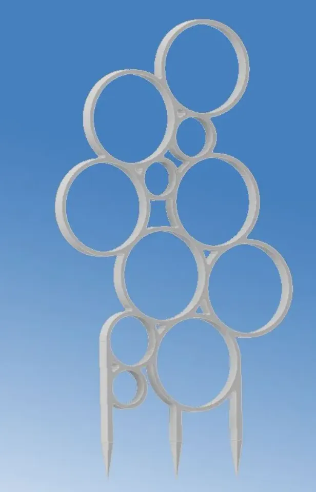 Plant support-Circle Shape by DGA | Download free STL model ...